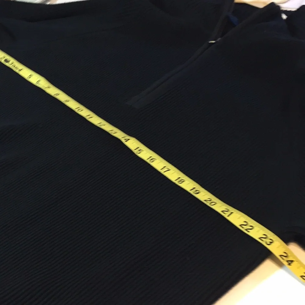 Polo Jean Company Ralph Lauren Navy Ribbed Quarter Zip Heavy Cotton Sweater XXL